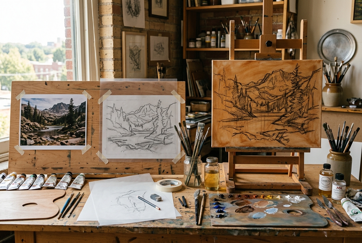 From Photo to Canvas: The Step-by-Step Atelier Prep Workflow for Modern Painters
